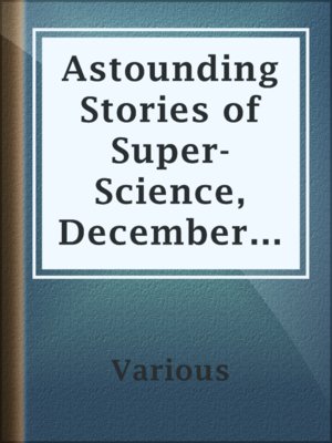 cover image of Astounding Stories of Super-Science, December 1930